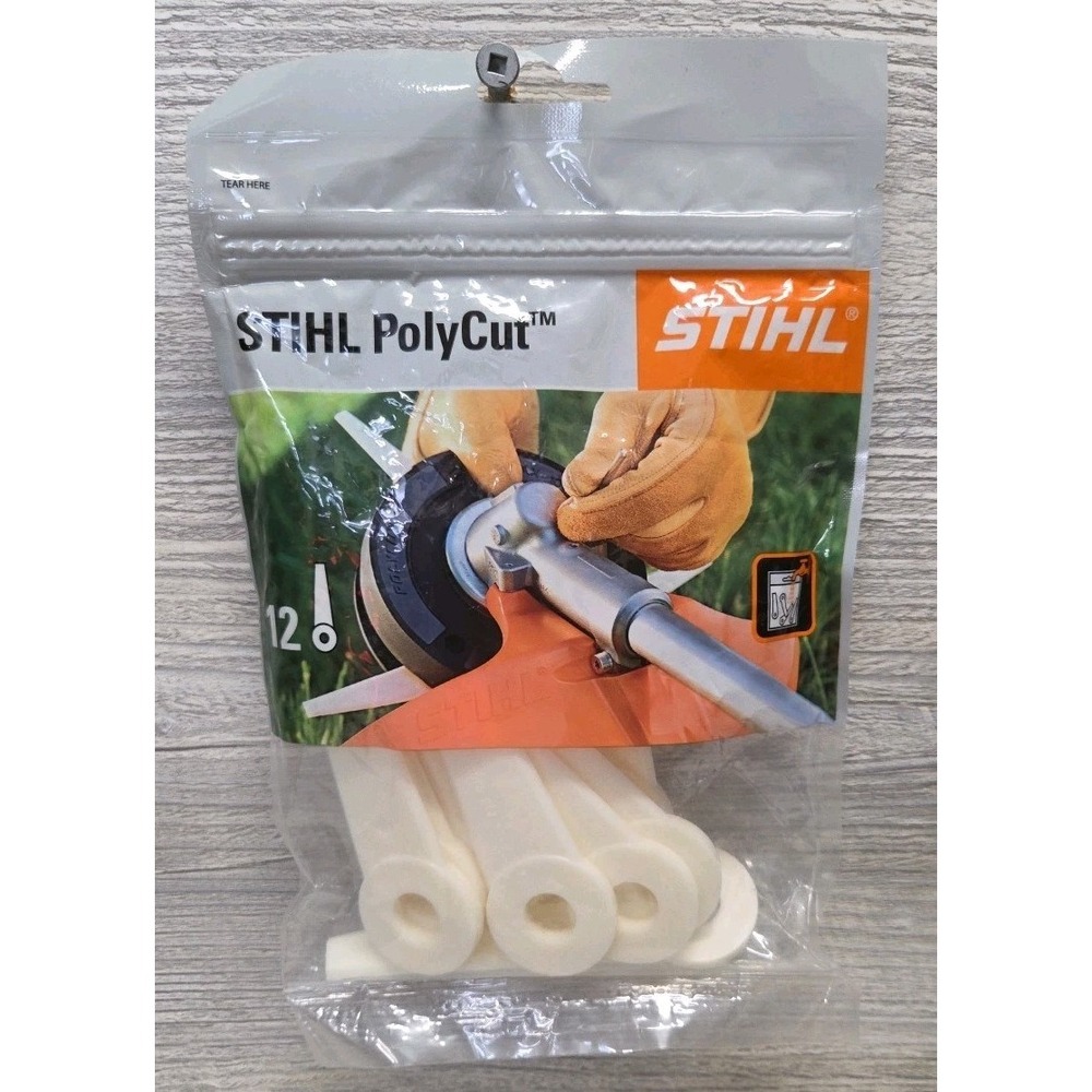 Stihl 12 Pack Thermo-Plastic Polycut Trimmer Blades 4111 007 1001 OEM B2